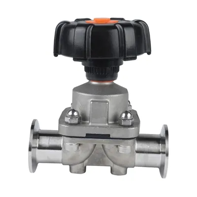 Manuel betjening af membranventil